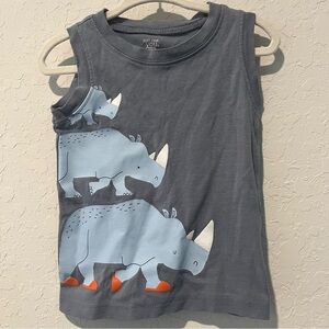 Carters 18m toddler boy rhinos tank top